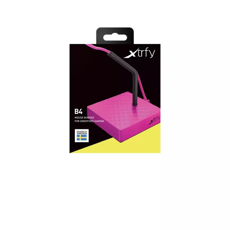 Fermacavo CHERRY XTRFY B4 rosa 80x80x130 mm