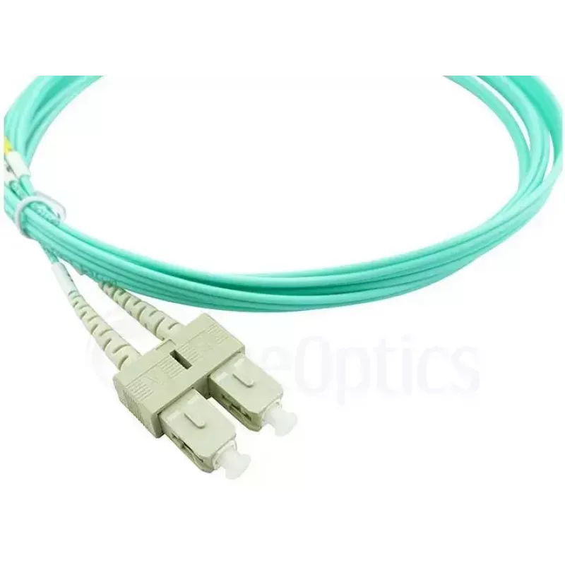 BlueOptics Cavo patch in fibra ottica LC-SC multimodale OM3 duplex, LC-UPC/SC-UPC, 3 m, beige (compatibile con Corning 055702T512000003M)