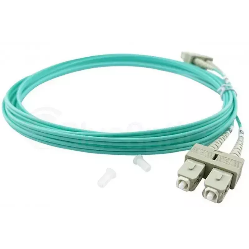 BlueOptics Cavo patch in fibra ottica LC-SC multimodale OM3 duplex, LC-UPC/SC-UPC, 3 m, beige (compatibile con Corning 055702T512000003M)