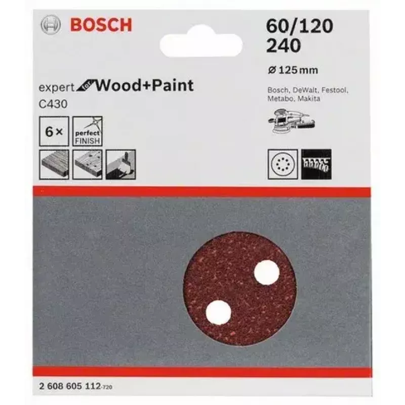 Disco abrasivo Bosch 2 608 605 112 6 pz.