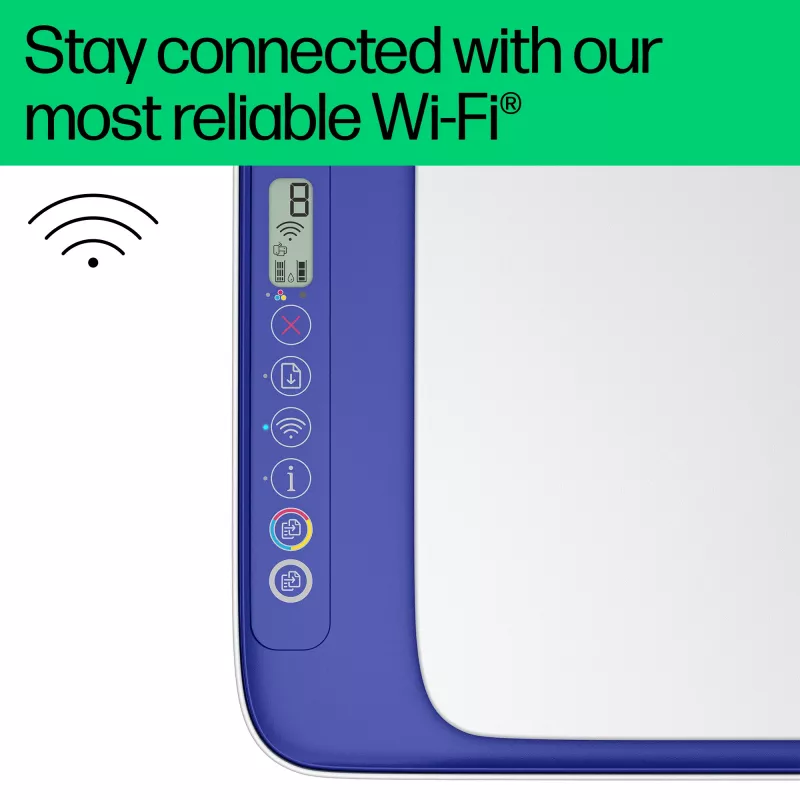 Stampante a colori HP DeskJet 2821e Wireless All-in-One, Instant Ink; copiatrice, scanner
