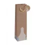 Sacchetto regalo Sigel GT051 marrone 100x80x350 mm