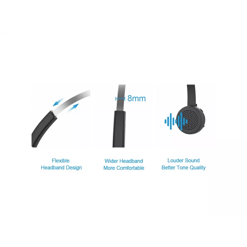 Conceptronic POLONA Headset Bluetooth wireless con base di ricarica e adattatore audio Bluetooth USB-A