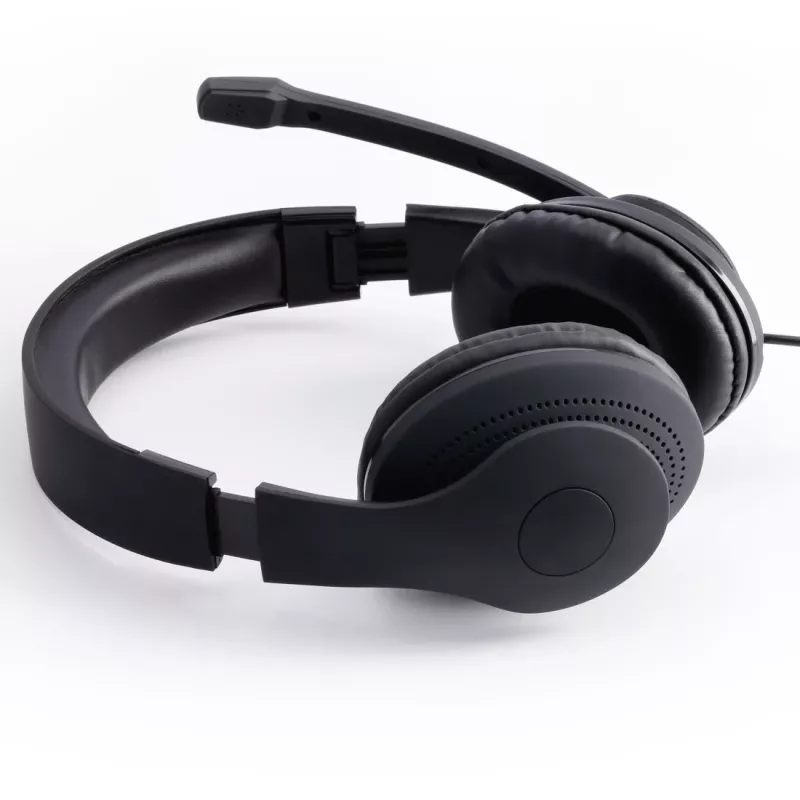 Hama HS-P200 Headset con filo archetto ufficio/call center nero