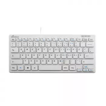 Tastiera MediaRange MROS113 Office USB QWERTZ Tedesco bianco