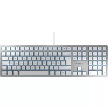 Tastiera CHERRY KC 6000 slim FOR MAC Ufficio USB QWERTY US English argento