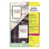 Avery Window Stickers etichetta adesiva per stampante A5 bianco 10 pz.