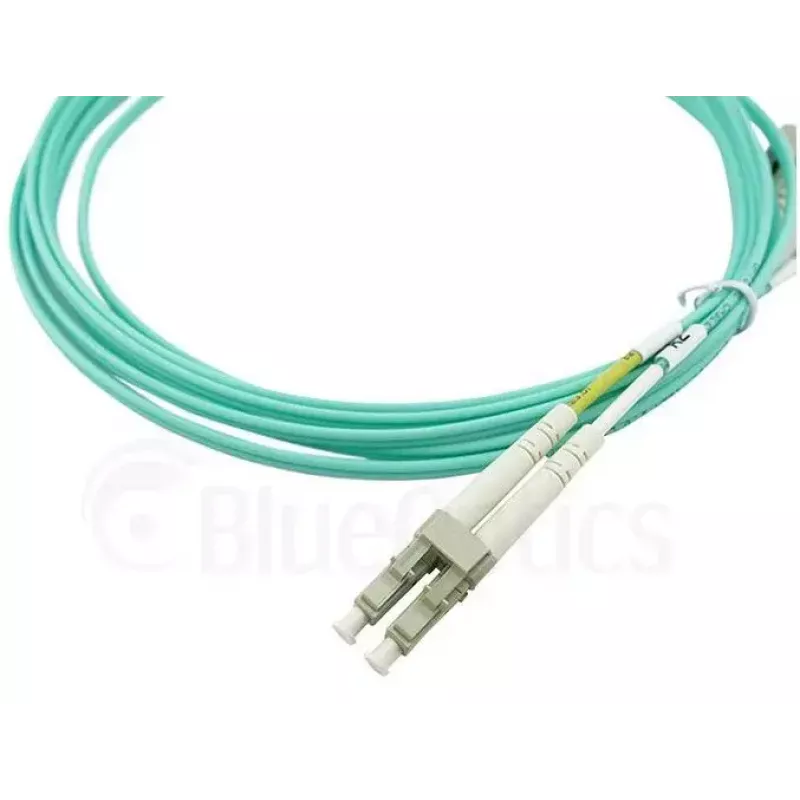 BlueOptics Cavo patch in fibra ottica LC-SC multimodale OM3 duplex, LC-UPC/SC-UPC, 5 m, beige (compatibile con Corning 055702K512000005M)