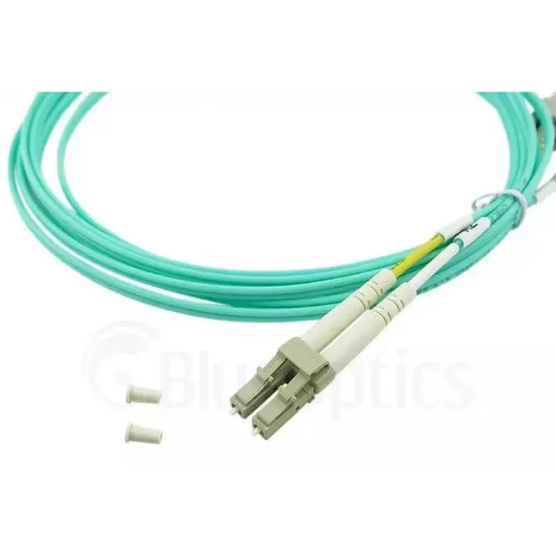 BlueOptics Cavo patch in fibra ottica LC-SC multimodale OM3 duplex, LC-UPC/SC-UPC, 5 m, beige (compatibile con Corning 055702K512000005M)