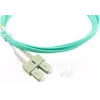 BlueOptics Cavo patch in fibra ottica LC-SC multimodale OM3 duplex, LC-UPC/SC-UPC, 5 m, beige (compatibile con Corning 055702K512000005M)