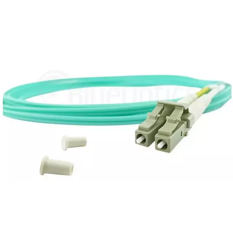 BlueOptics Cavo patch in fibra ottica LC-SC multimodale OM3 duplex, LC-UPC/SC-UPC, 5 m, beige (compatibile con Corning 055702K512000005M)
