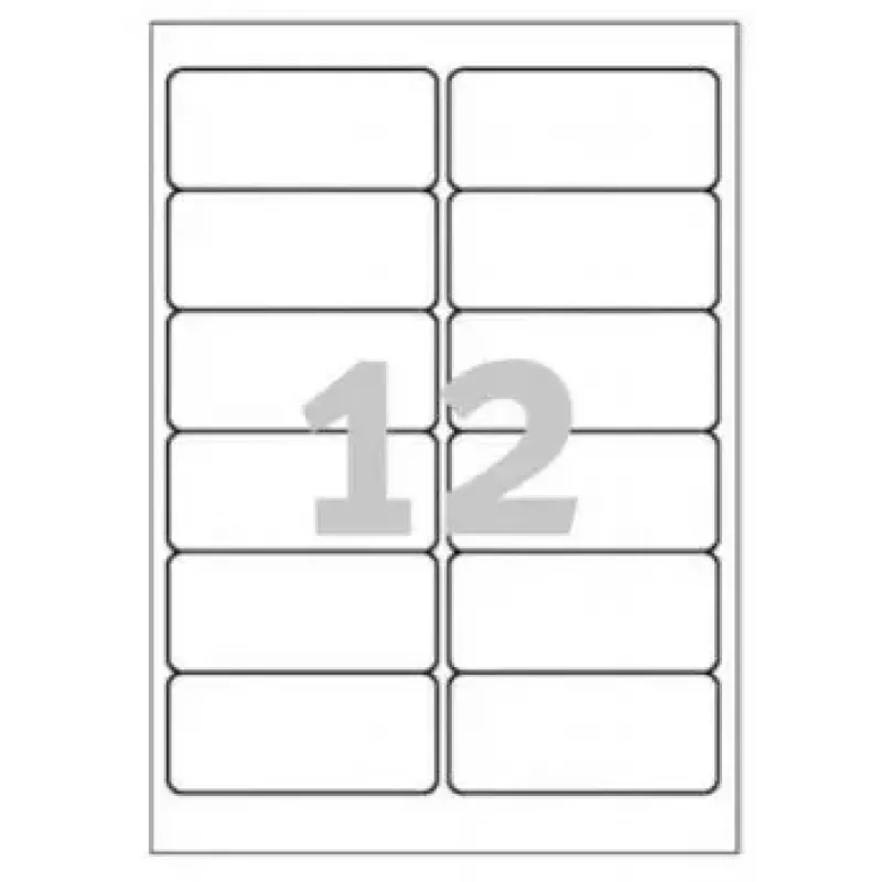 Etichetta per stampante Avery L4776-20 bianco