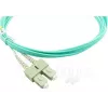 BlueOptics Cavo patch in fibra ottica LC-SC multimodale OM3 duplex, LC-UPC/SC-UPC, 10 m, beige (compatibile con Corning 055702K512000010M)