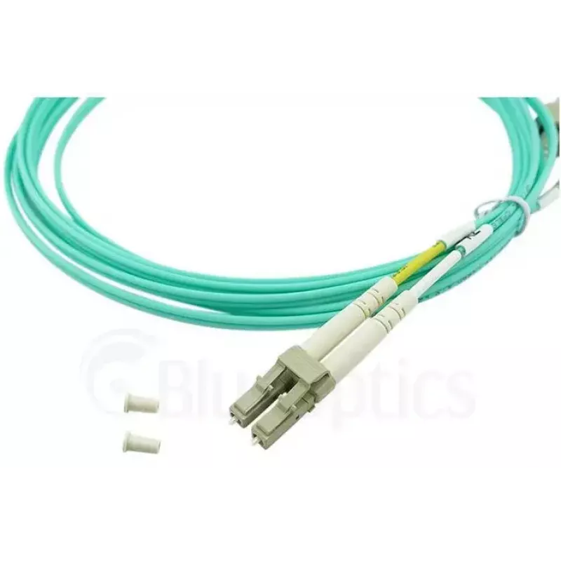BlueOptics Cavo patch in fibra ottica LC-SC multimodale OM3 duplex, LC-UPC/SC-UPC, 10 m, beige (compatibile con Corning 055702K512000010M)
