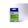 Epson cartuccia etichetta fluorescente LK-4GBF nero/verde 12mm (9m)