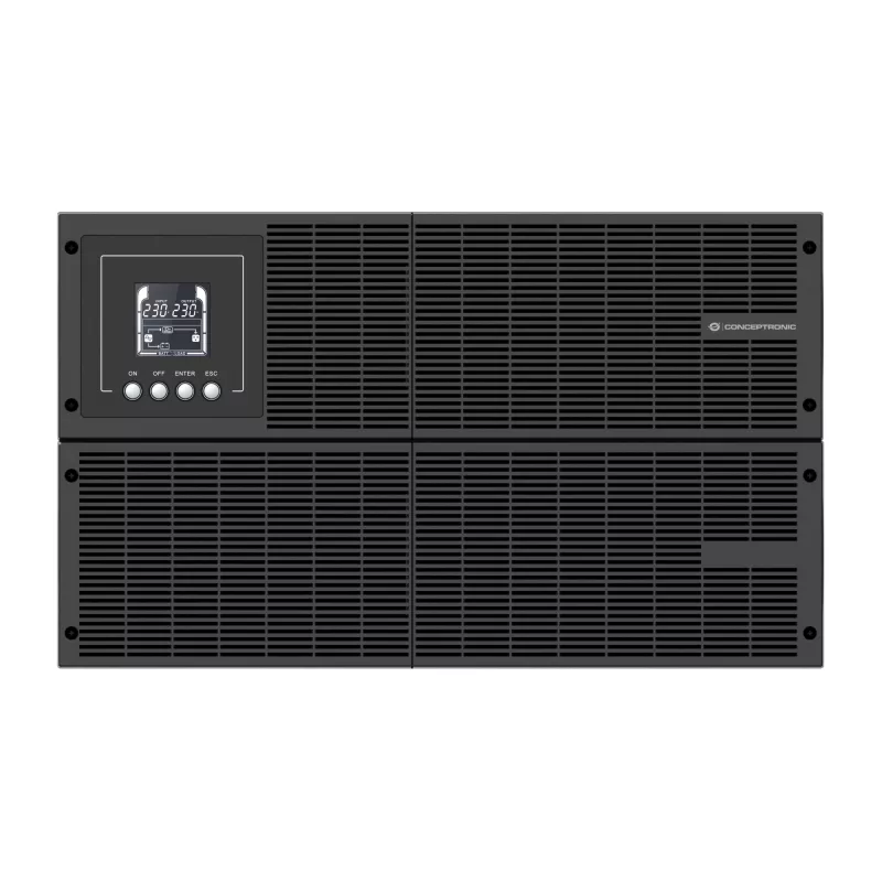Conceptronic ZEUS51E6K 6000VA 6000W UPS online rack/tower, doppia conversione (Online), 6 kVA, 6000 W, sinusoidale, 80 V, 300 V