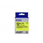Cartuccia etichetta Epson fluorescente LK-4YBF nero/giallo 12 mm (9 m)