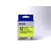 Cartuccia etichetta Epson fluorescente LK-4YBF nero/giallo 12 mm (9 m)