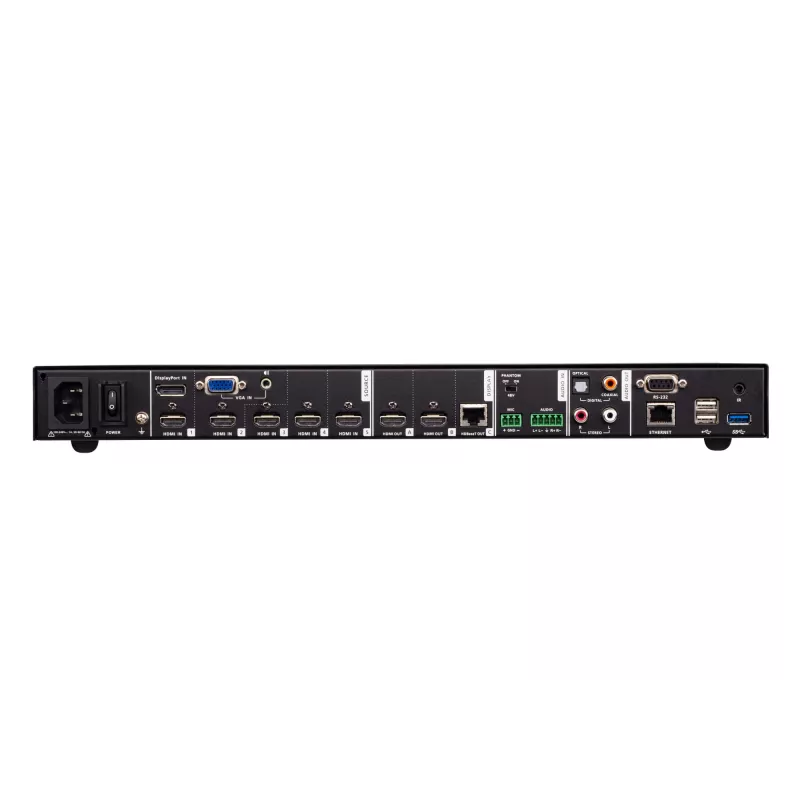 Switch per presentazioni ATEN 7 x 3, HDMI, metallo, nero, 60 Hz, 1080p, 1920 x 1200 pixel