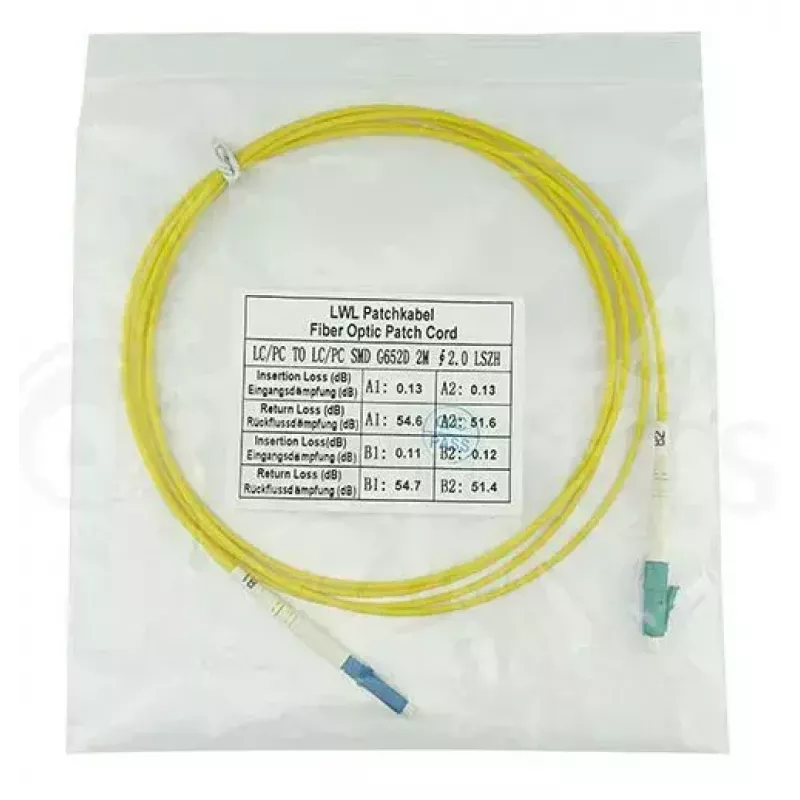 BlueOptics SFP2121BU3MS cavo in fibra ottica InfiniBand 3 m LC giallo