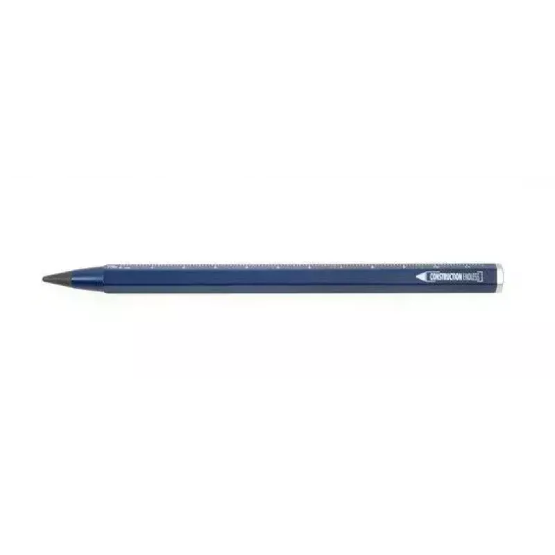 Portamina TROIKA CONSTRUCTION ENDLESS HB blu alluminio 147 mm
