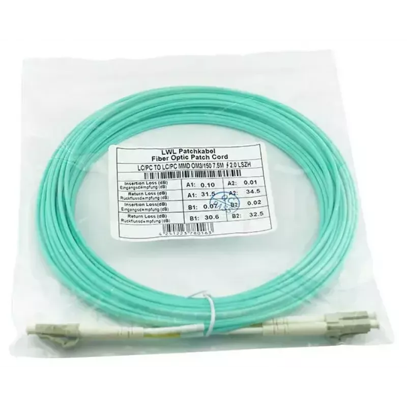 Cavo in fibra ottica InfiniBand BlueOptics BK839A 2 m LC Aqua OM3