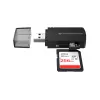 Conceptronic BIAN06B Lettore di schede SD TF/MicroSD 4.0, UHS-II, USB 3.0, 5 Gbit/s