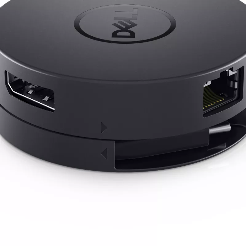 DELL Mobile Adapter DA300 con filo USB 3.2 Gen 2 (3.1 Gen 2) Type-C nero