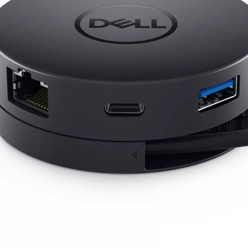 DELL Mobile Adapter DA300 con filo USB 3.2 Gen 2 (3.1 Gen 2) Type-C nero