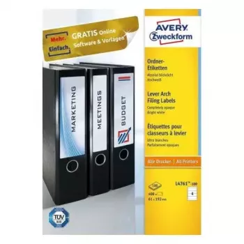 Etichetta adesiva Avery L4761-100 rettangolo arrotondato
