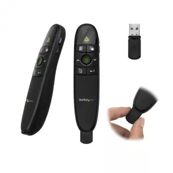 StarTech.com telecomando wireless per presentazioni con puntatore laser verde - portata 27 m