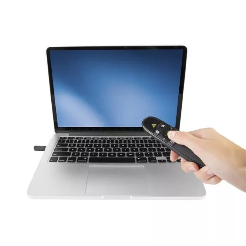 StarTech.com telecomando wireless per presentazioni con puntatore laser verde - portata 27 m
