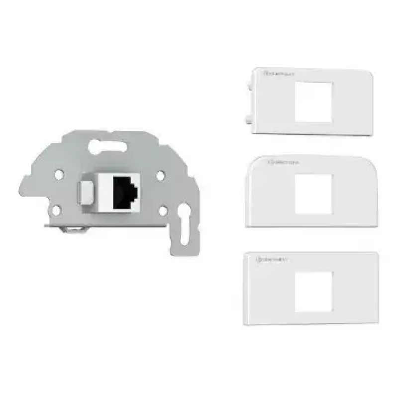 Presa di connessione RJ-45 Kindermann 7456000523 grigio bianco