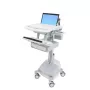 Carrello multimediale Ergotron StyleView alluminio grigio bianco