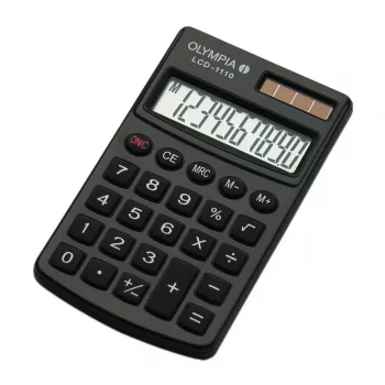 Calcolatrice di base Olympia LCD 1110 Pocket nero