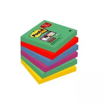 3M Post-it Super Sticky Notes 6546SA, 76 x 76 mm, verde lime, 6 blocchetti x 90 fogli