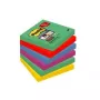 Note adesive Staples 3M 654 rettangolari 76×76 mm multicolore 90 fogli