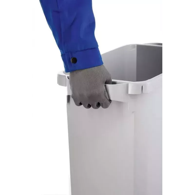 Contenitore per rifiuti Durable 1800503050 rettangolare plastica grigio larghezza 590 mm profondità 282 mm altezza 600 mm