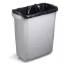 Contenitore per rifiuti Durable 1800503050 rettangolare plastica grigio larghezza 590 mm profondità 282 mm altezza 600 mm