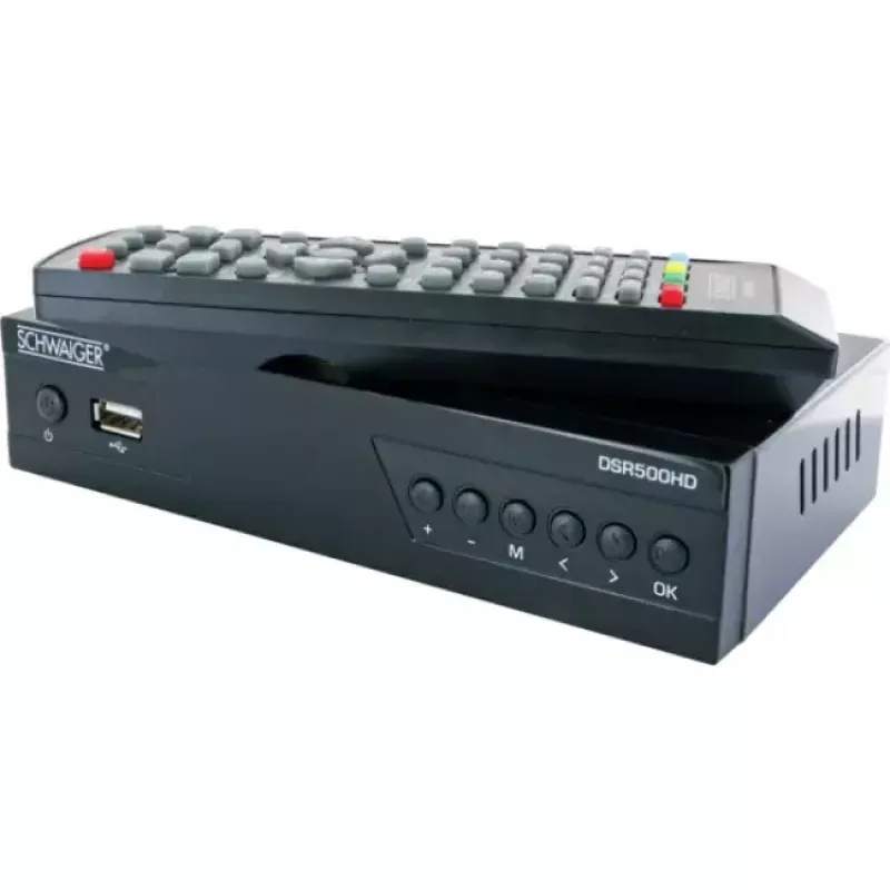 Set-top box Schwaiger DSR500HD via cavo Full HD nero