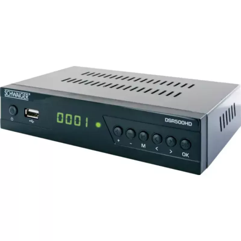 Set-top box Schwaiger DSR500HD via cavo Full HD nero