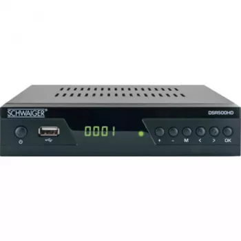 Set-top box Schwaiger DSR500HD via cavo Full HD nero