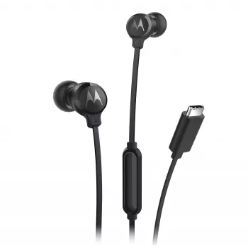 Motorola EARBUDS3CS cuffie/headset con filo in-ear chiamate/musica USB Type-C nero