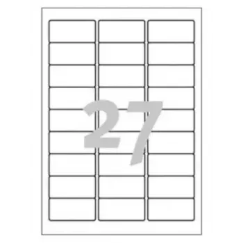 Etichette per stampante Avery J4792-25 bianco