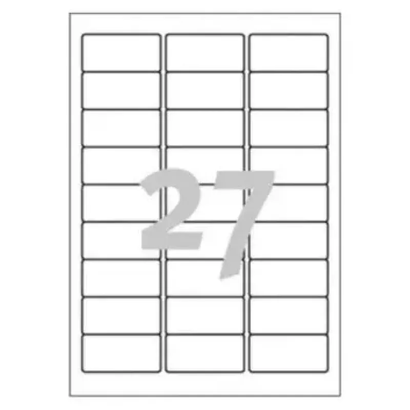 Etichette per stampante Avery J4792-25 bianco