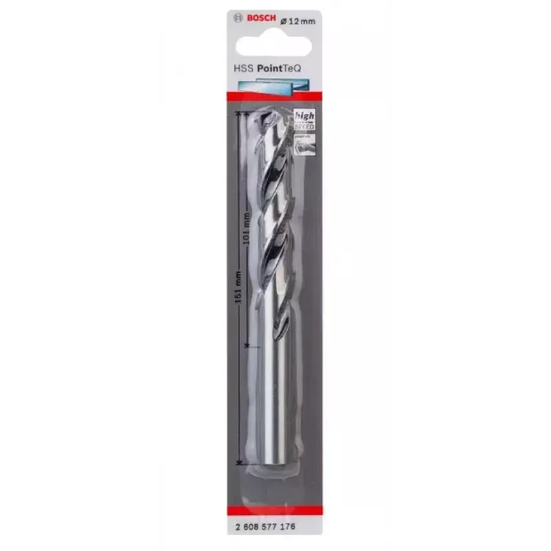 Punta elicoidale Bosch HSS PointTeQ 1,2 cm