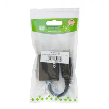Techly adattatore DisplayPort DP su VGA M F IADAP DSP-250, 0,07 m, DisplayPort, 2 x VGA (D-Sub), maschio, femmina, 1920 x 1200 pixel