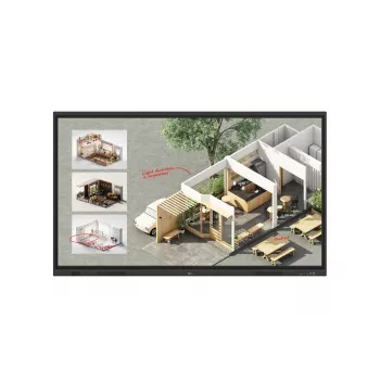 LG CreateBoard Standard lavagna interattiva 190,5 cm (75 pollici) 3840 x 2160 pixel touchscreen nero