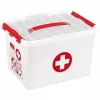 Scatola portautensili Sunware Q-line rettangolare rosso bianco