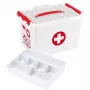Scatola portautensili Sunware Q-line rettangolare rosso bianco